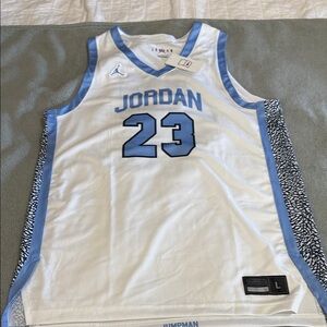 Jordan White and Blue Tank Top